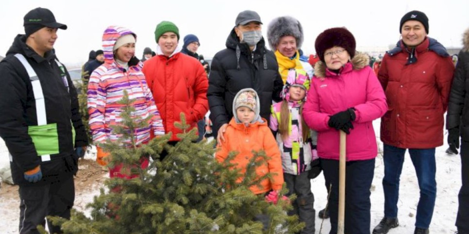 
                    Jasyl Almaty: 380 тысяч деревьев высадят в Алматы в следующем году
                