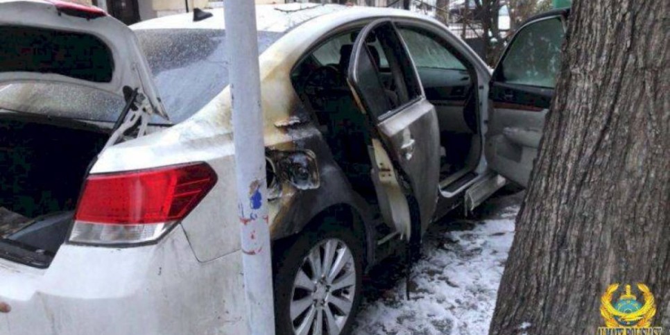
                    Заказной поджог автомобиля раскрыт в Алматы
                