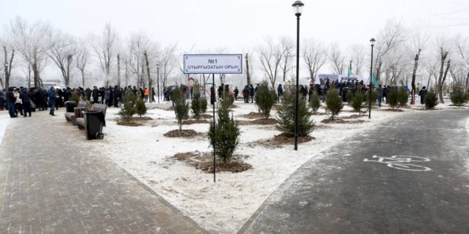 
                    Новый парк «Желтоксан» в Алматы: на территории парка высажено 100 хвойных деревьев
                
