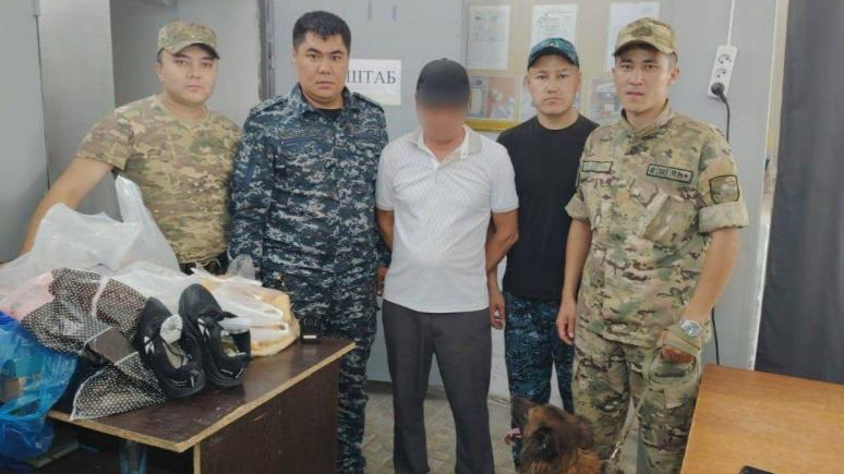 Гвардейцы предотвратили попытку проноса наркотиков в колонию Тараза 