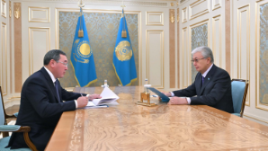 Токаев принял акима Алматинской области Марата Султангазиева