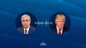 Касым-Жомарт Токаев провел телефонный разговор с Дональдом Трампом