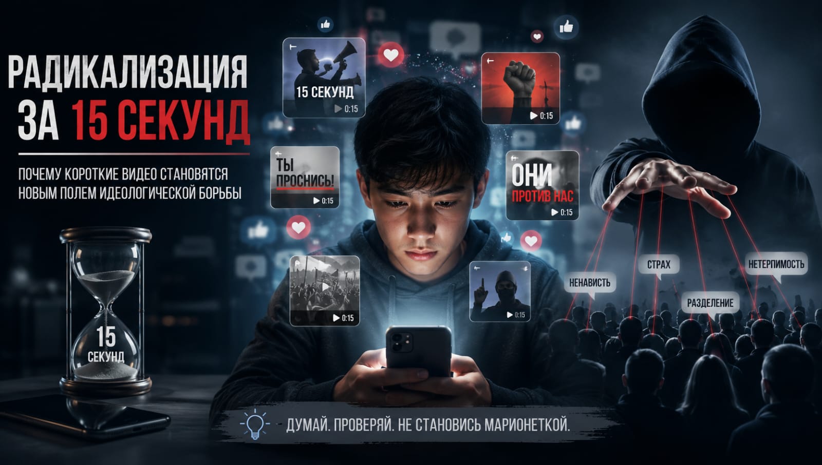 Радикализация за 15 секунд: почему короткие видео становятся новым полем идеологической борьбы