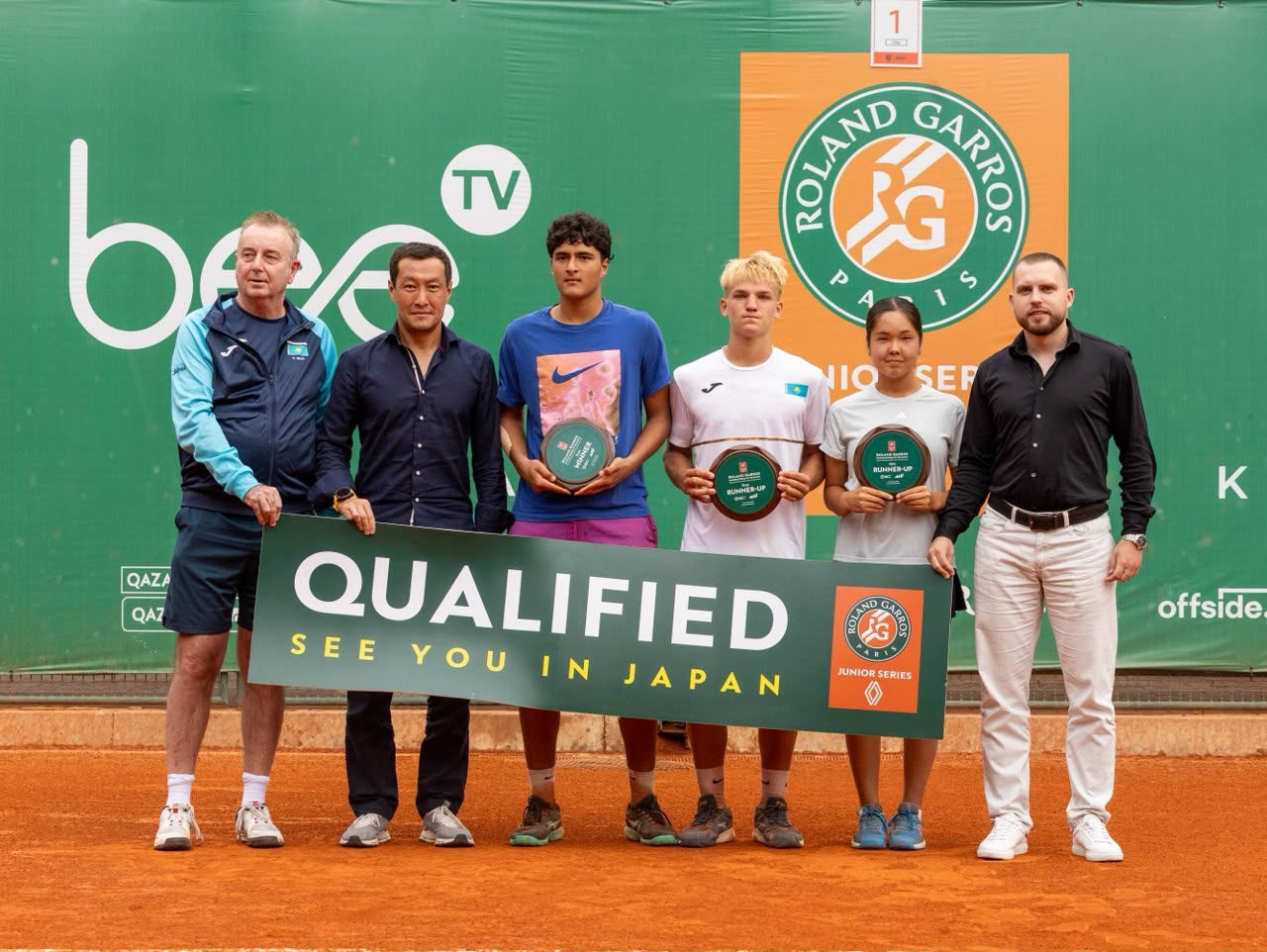 Казахстанцы заняли призовые места на прошедшем в Алматы турнире Roland-Garros Junior Series by Renault – Qualifications West and Central Asia