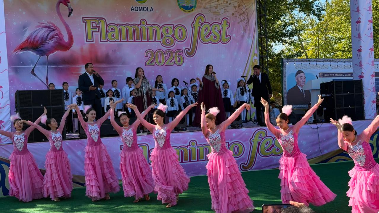 В Акмолинской области начался второй культурно-туристический фестиваль Flamingo Fest