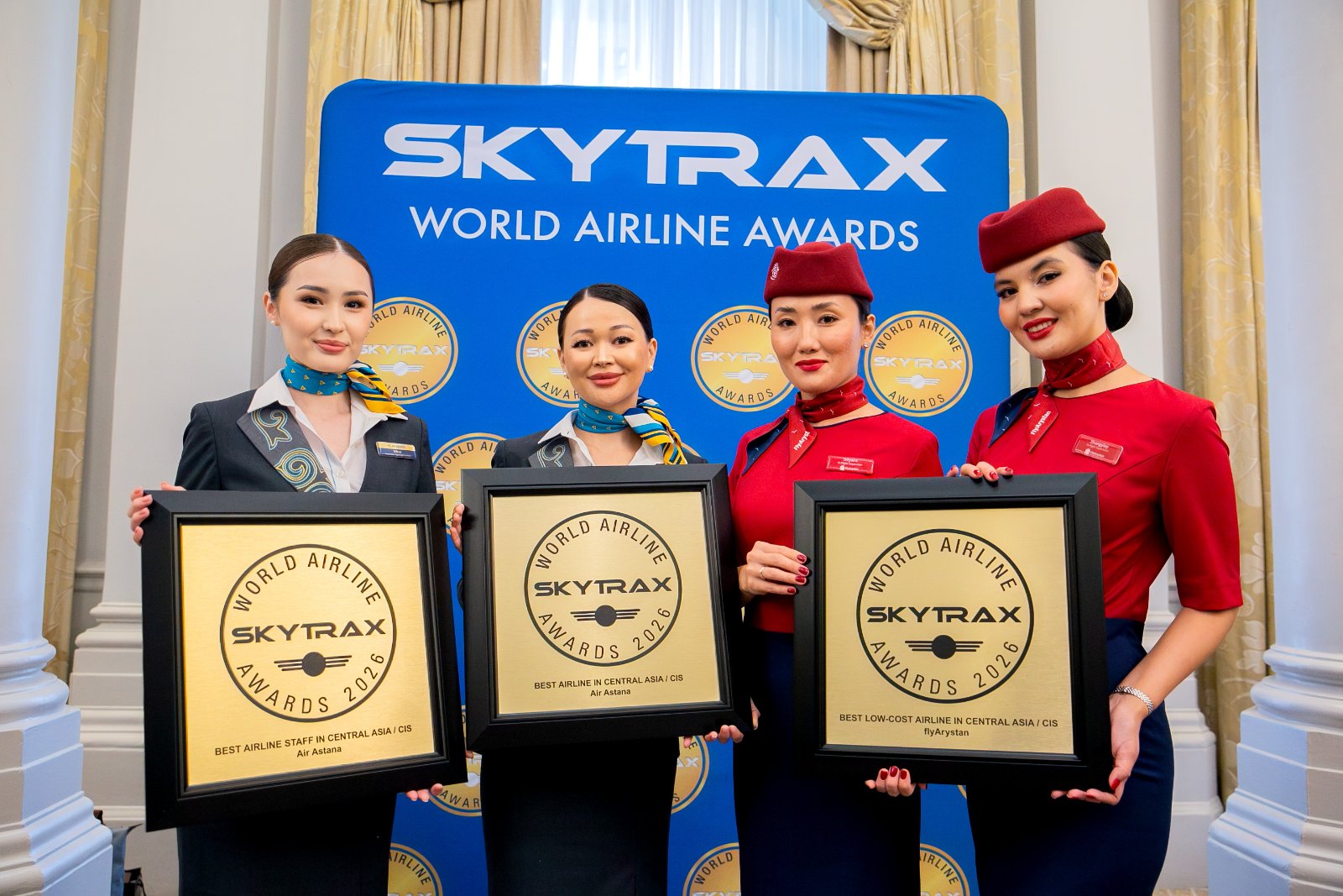  Группа Air Astana завоевала ряд престижных наград на Skytrax 2026 года