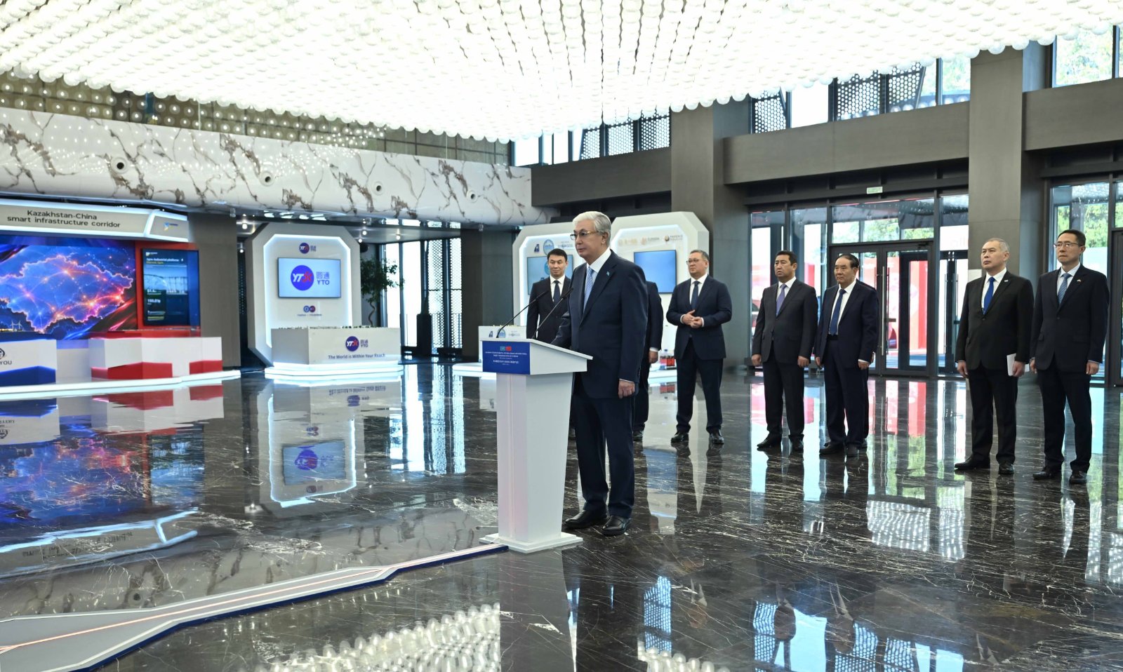 Президент дал старт строительству завода глубокой переработки кукурузы в Жамбылской области