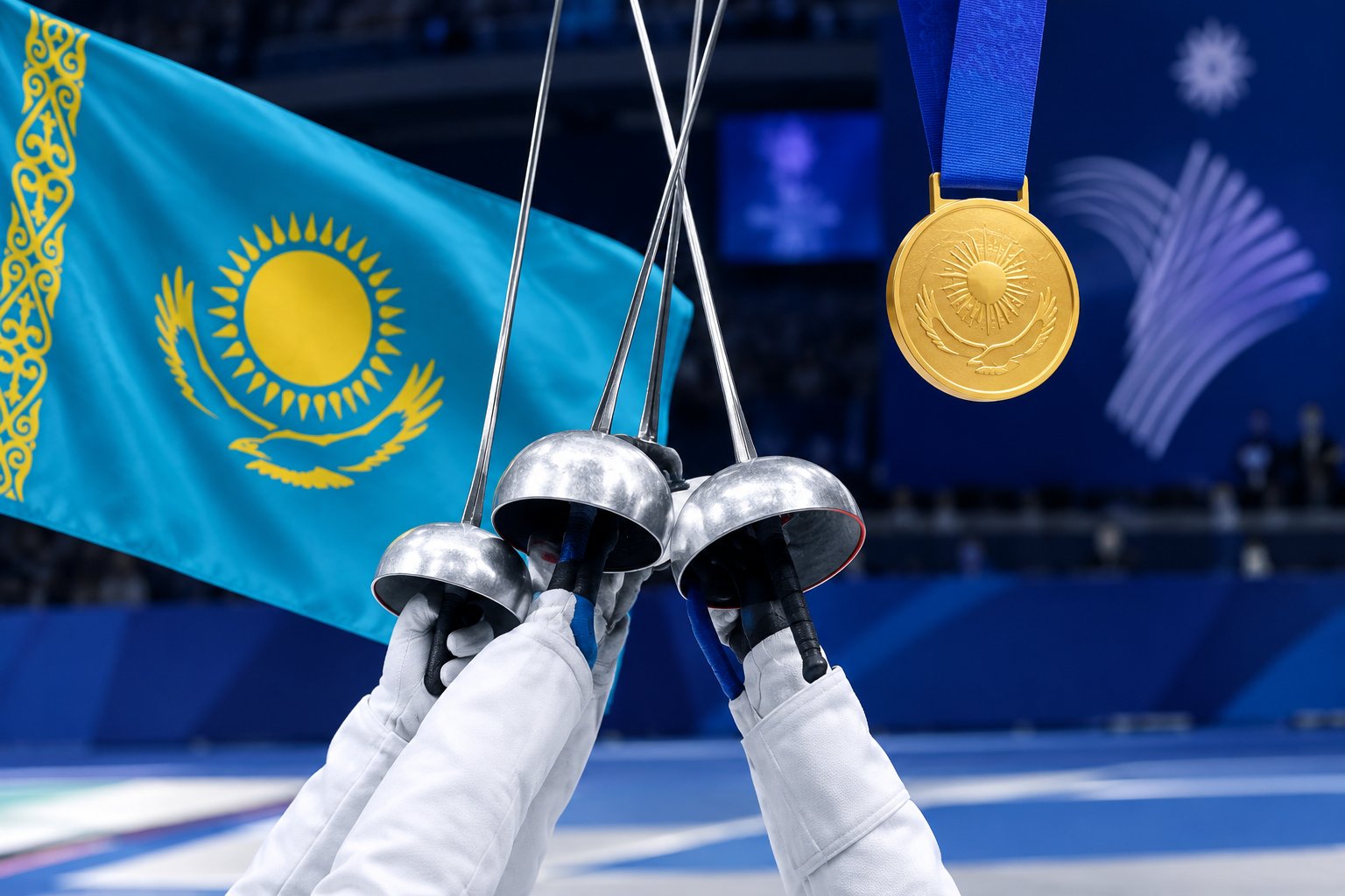 Казахстанские шпажисты стали чемпионами Азиады